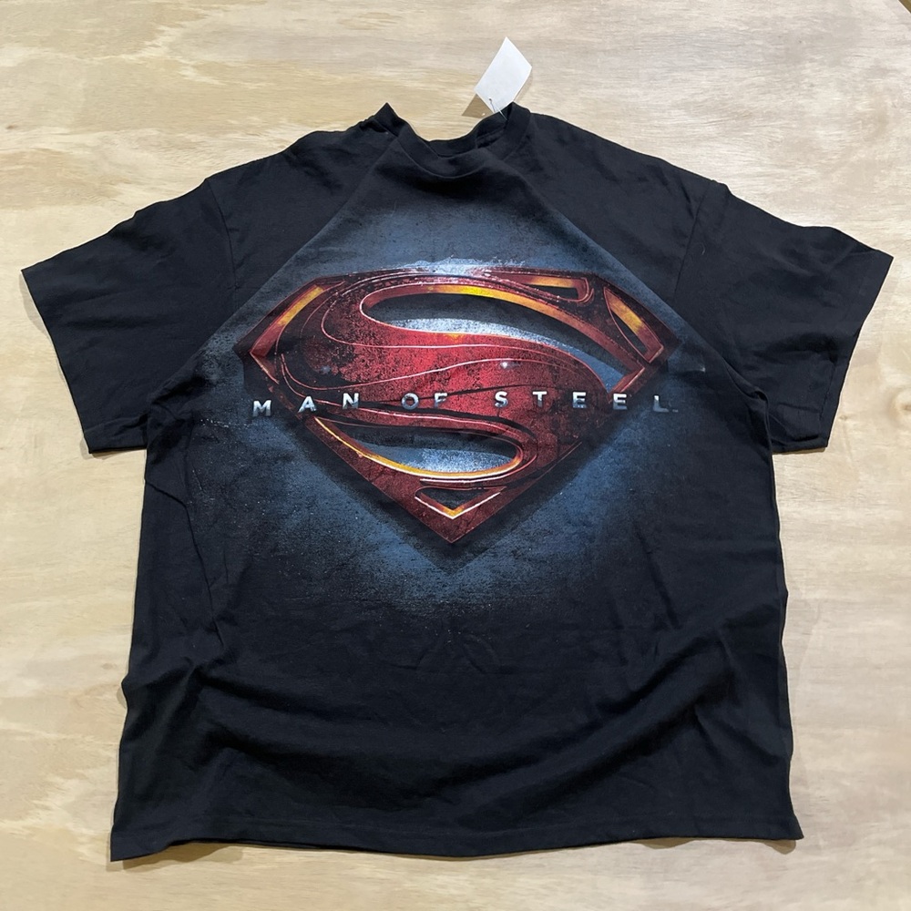 DEADSTOCK 2013 Superman Man of Steel Promo Tshirt